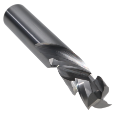 818-004 ||  1/2 Diameter Three Flute Compression - Endmill End - Uncoated