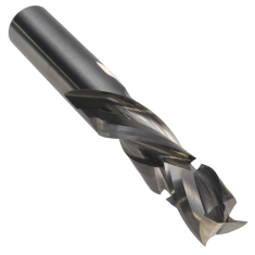818-006 ||  1/2 Diameter Three Flute Compression - Endmill End - Uncoated