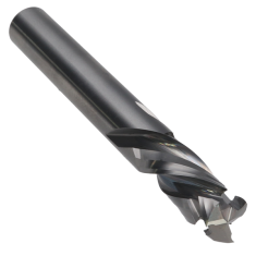 818-202 ||  3/8 Diameter Three Flute Mortise Compression - Endmill End - Uncoated