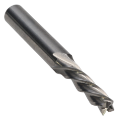 819-106 ||  3/16 Diameter Four Flute Downcut Spiral - Endmill End - Uncoated