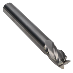 819-202 ||  3/8 Diameter Four Flute Upcut Spiral - Endmill End - Uncoated