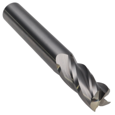 819-208 ||  1/2 Diameter Four Flute Upcut Spiral - Endmill End - Uncoated
