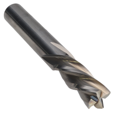 819-308 ||  1/2 Diameter Four Flute Downcut Spiral - Endmill End - Uncoated