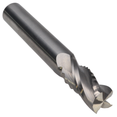 820-002 ||  1/2 Diameter Four Flute Upcut Combination Spiral - High Velocity - Endmill End - Uncoated