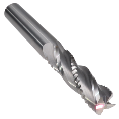 820-008 ||  5/8 Diameter Four Flute Upcut Combination Spiral - High Velocity - Endmill End - Uncoated