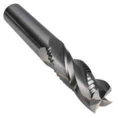 820-010 ||  3/4 Diameter Four Flute Upcut Combination Spiral - High Velocity - Endmill End - Uncoated