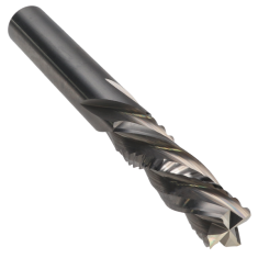 820-104 ||  1/2 Diameter Four Flute Downcut Combination Sprial - High Velocity - Endmill End - Uncoated