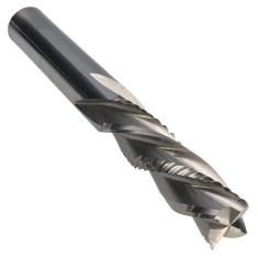 820-108 ||  5/8 Diameter Four Flute Downcut Combination Sprial - High Velocity - Endmill End - Uncoated