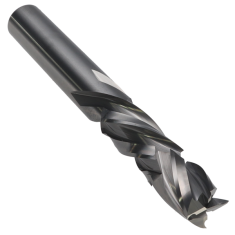 821-008 ||  1/2 Diameter Four Flute Compression - Endmill End - Uncoated
