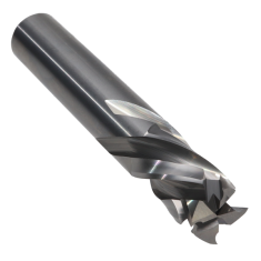 821-102 ||  1/2 Diameter Four Flute Mortise Compression - Endmill End - Uncoated