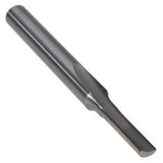 900-102 ||  4 Diameter Single 'O' Flute Straight Cut - Crescent End - Uncoated