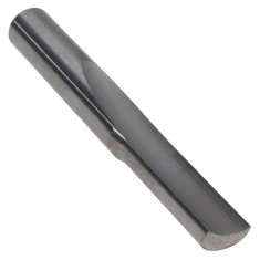 900-108 ||  8 Diameter Single 'O' Flute Straight Cut - Crescent End - Uncoated
