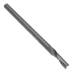 901-514 ||  3 Diameter Single 'O' Flute Upcut Spiral - Crescent End - Uncoated