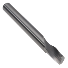 901-536 ||  6 Diameter Single 'O' Flute Upcut Spiral - Crescent End - Uncoated