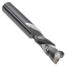 910-004 ||  8 Diameter Two Flute Compression - Endmill End - Uncoated