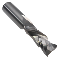 910-008 ||  12 Diameter Two Flute Compression - Endmill End - Uncoated
