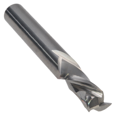 910-202 ||  10 Diameter Two Flute Mortise Compression - Endmill End - Uncoated