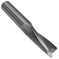 914-008 ||  12 Diameter Three Flute Upcut Slow Spiral - Endmill End - Uncoated