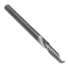 923-004 ||  3 Diameter Single Flute Upcut 'O' Flute Xtreme - Crescent End - Uncoated