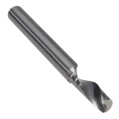 923-022 ||  6 Diameter Single Flute Upcut 'O' Flute Xtreme - Crescent End - Uncoated