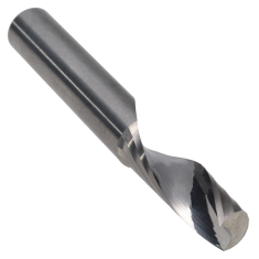 923-028 ||  8 Diameter Single Flute Upcut 'O' Flute Xtreme - Crescent End - Uncoated