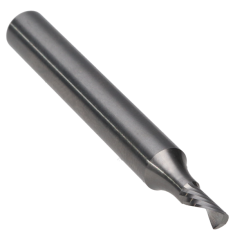 923-108 ||  3 Diameter Single Flute Downcut 'O' Flute Xtreme - Crescent End - Uncoated