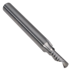 923-120 ||  4 Diameter Single Flute Downcut 'O' Flute Xtreme - Crescent End - Uncoated