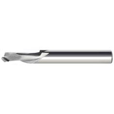 802-808 ||  1/2 Diameter Single Flute Mortise Compression - Endmill End - Left Hand - Uncoated