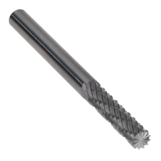 SB-43DM ||  1/8 Diameter, Diamondcut SB - Cylindrical with Endcut Burs