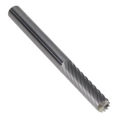 SB-43SC ||  1/8 Diameter, Singlecut SB - Cylindrical with Endcut Burs
