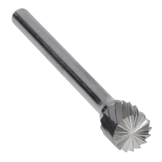 SB-51SC ||  1/4 Diameter, Singlecut SB - Cylindrical with Endcut Burs