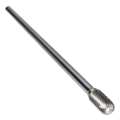 SC-3L6SC ||  3/8 Diameter, Singlecut SC - Radius Cylindrical Burs