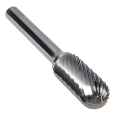 SC-4MMSC ||  11mm Diameter, Singlecut SC - Radius Cylindrical Burs