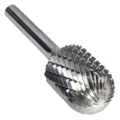 SC-7DC ||  3/4 Diameter, Doublecut SC - Radius Cylindrical Burs