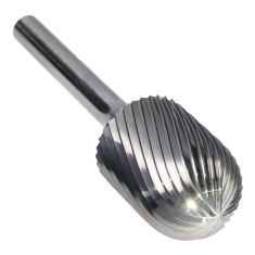 SC-7SC ||  3/4 Diameter, Singlecut SC - Radius Cylindrical Burs