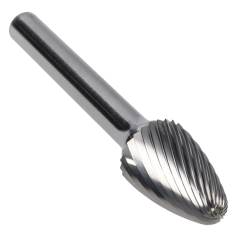 SF-13SC ||  1/2 Diameter, Singlecut SF - Radius Tree Shape Burs