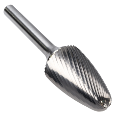 SF-14SC ||  3/4 Diameter, Singlecut SF - Radius Tree Shape Burs
