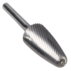 SF-15SC ||  3/4 Diameter, Singlecut SF - Radius Tree Shape Burs