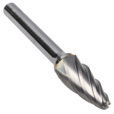 SF-4MMFM ||  11mm Diameter, Alumacut SF - Radius Tree Shape Burs