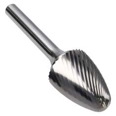 SG-13DC ||  1/2 Diameter, Doublecut SG - Pointed Tree Shape Burs