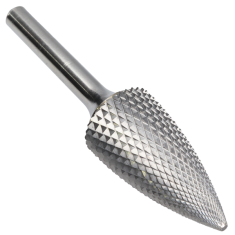 SG-15FM ||  3/4 Diameter, Alumacut SG - Pointed Tree Shape Burs