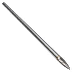 SG-1L6DC ||  1/4 Diameter, Doublecut SG - Pointed Tree Shape Burs