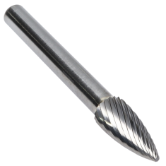 SG-2SC ||  5/16 Diameter, Singlecut SG - Pointed Tree Shape Burs