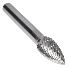SG-3DC ||  3/8 Diameter, Doublecut SG - Pointed Tree Shape Burs