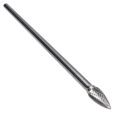 SG-3L6DM ||  3/8 Diameter, Diamondcut SG - Pointed Tree Shape Burs