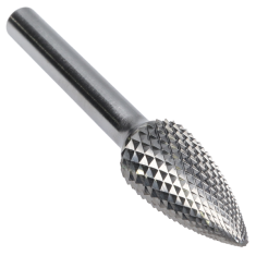 SG-5FM ||  1/2 Diameter, Alumacut SG - Pointed Tree Shape Burs