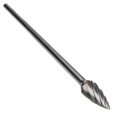SG-5L6SC ||  1/2 Diameter, Singlecut SG - Pointed Tree Shape Burs