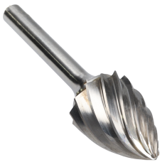 SG-7MMFM ||  19mm Diameter, Alumacut SG - Pointed Tree Shape Burs