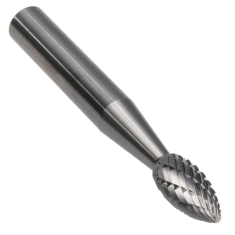 SH-1DC ||  1/4 Diameter, Doublecut SH - Flame Shape Burs