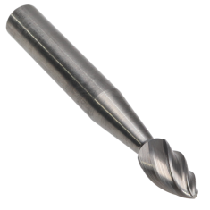 SH-1FM ||  1/4 Diameter, Alumacut SH - Flame Shape Burs